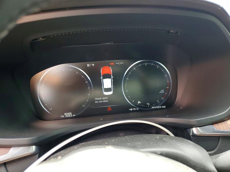2022 Volvo S60 VIN 7JRL12TLXNG153996 COPART salvage auction — WATER/FLOOD, Tx - Salvage Title-Flood Damage, sold $4,650 on 2026-08-10 (photo 9)