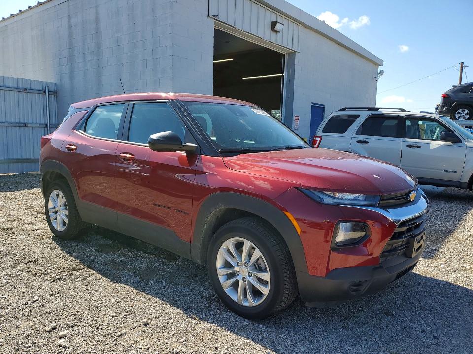 2022 Chevrolet VIN KL79MNSLXNB038506 COPART salvage auction — HAIL, Ia - Cert Of Title-Salvage Title, sold $10,000 on 2026-07-24 (photo 4)