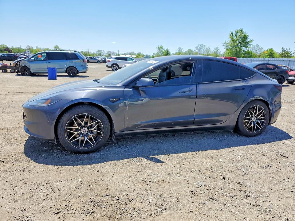 2024 Tesla Model 3 VIN LRW3E7EB4RC088836 COPART salvage auction — REAR END, On - Permit Salvage, sold $9,600 on 2026-07-02 (photo 1)