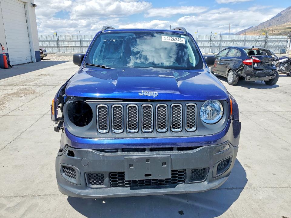 2018 Jeep Renegade VIN ZACCJBAB4JPH67903 COPART salvage auction — FRONT END, Salvage Title, sold $150 on 2026-07-27 (photo 5)