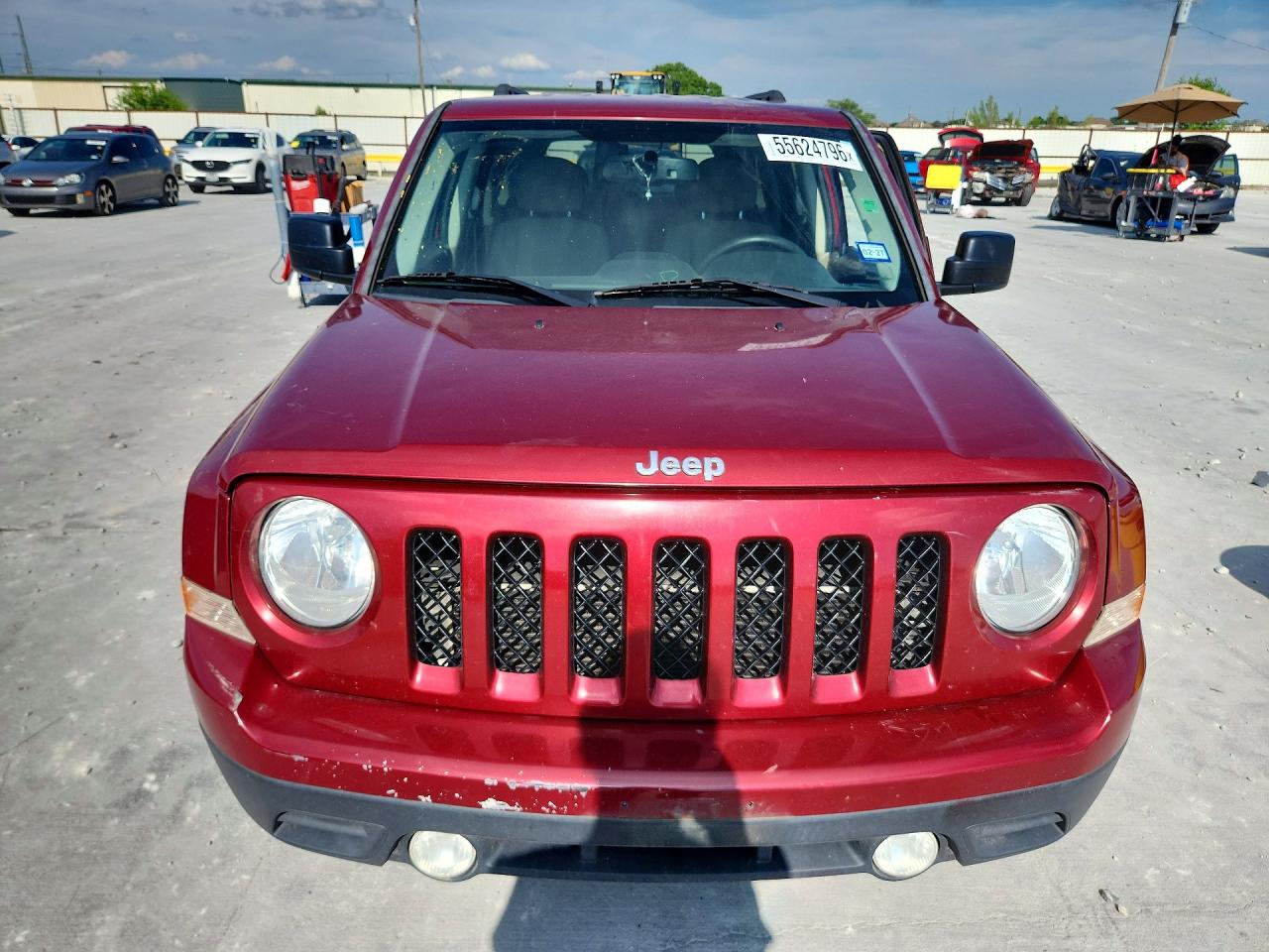 2016 Jeep Patriot VIN 1C4NJPBA1GD675232 COPART salvage auction — Side, TX - SALVAGE VEHICLE TITLE, sold $850 on 2026-07-02 (photo 5)