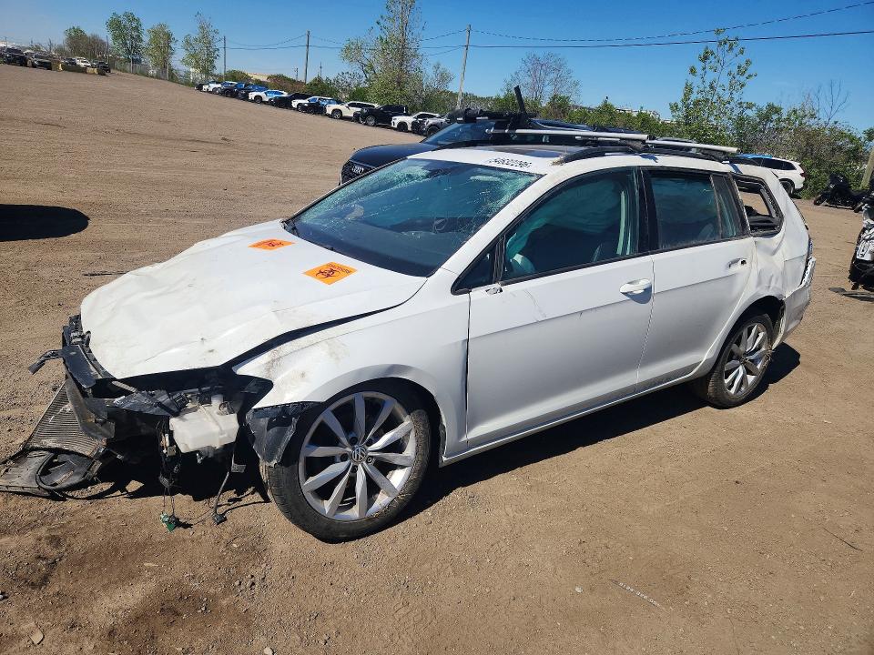 2019 Volkswagen Golf sportwagen VIN 3VWY57AU9KM517289 — COPART salvage auction photo