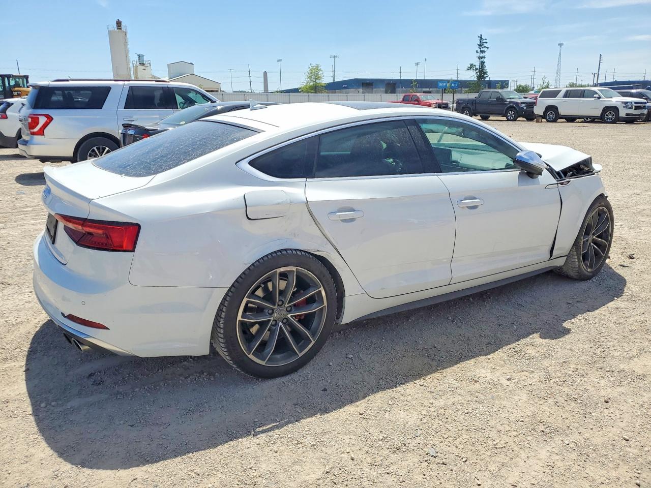 2018 Audi S5 VIN WAUC4CF53JA011167 COPART salvage auction — Front End, IA - CERT OF TITLE-SALVAGE TITLE, sold $3,250 on 2026-07-01 (photo 3)