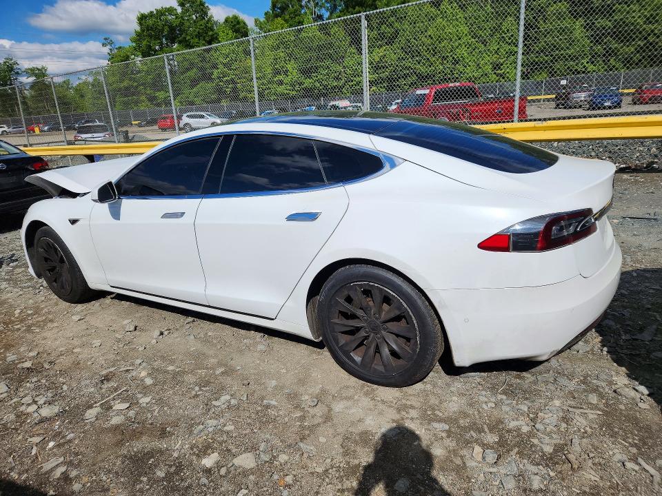 2016 Tesla Model s VIN 5YJSA1E11GF156024 COPART salvage auction — FRONT END, Md - Cert Of Salvage > 75% Damage, sold $2,250 on 2026-07-31 (photo 2)