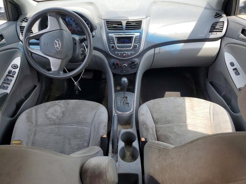 2016 Hyundai Accent VIN KMHCT4AE8GU988858 COPART salvage auction — HAIL, Il - Salvage Certificate, sold $675 on 2026-07-15 (photo 8)