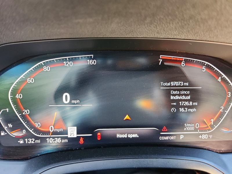 2019 BMW 3er VIN WBA5R1C50KFH02702 COPART salvage auction — FRONT END, Md - Cert Of Salvage > 75% Damage, sold $225 on 2026-07-21 (photo 9)