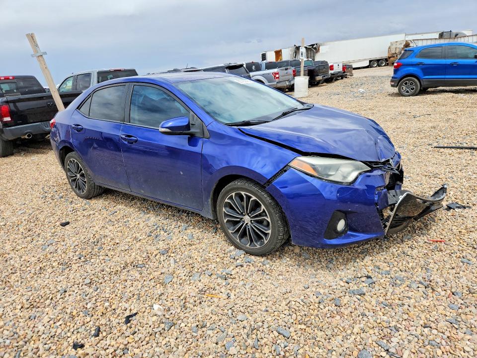 2016 Toyota VIN 5YFBURHE9GP461327 COPART salvage auction — FRONT END, Tx - Salvage Vehicle Title, sold $2,250 on 2026-07-14 (photo 4)