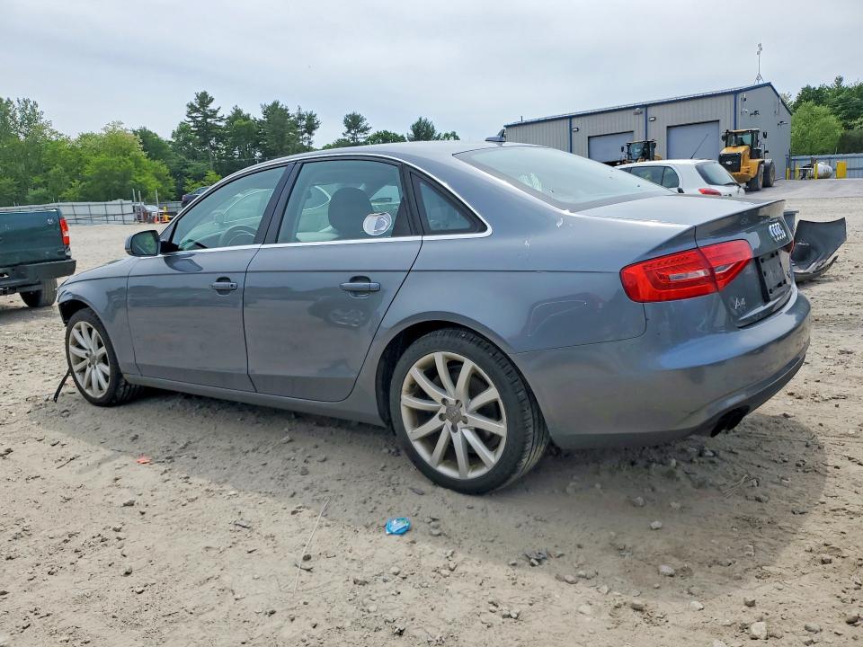 2013 Audi A4 VIN WAUFFAFL8DN048786 COPART salvage auction — FRONT END, Nj - Cert Of Title-Salvage, sold $425 on 2026-07-27 (photo 2)