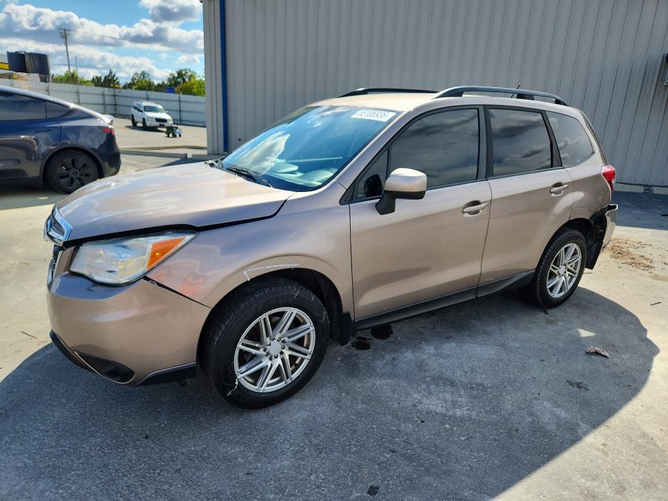 2014 Subaru VIN JF2SJACC1EG491101 COPART salvage auction — FRONT END, Ca - Salvage Certificate, sold $600 on 2026-07-14 (photo 1)
