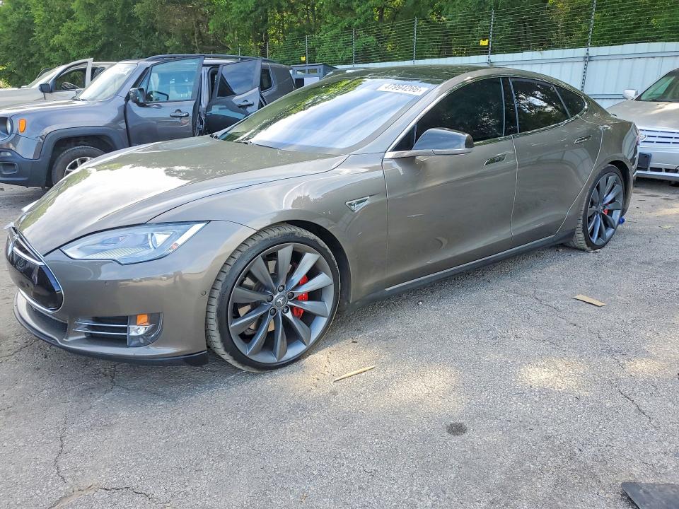 2015 Tesla Model s VIN 5YJSA1H4XFF091825 COPART salvage auction — FRONT END, Ga - Cert Of Title-Salvage, sold $7,900 on 2026-07-31 (photo 1)