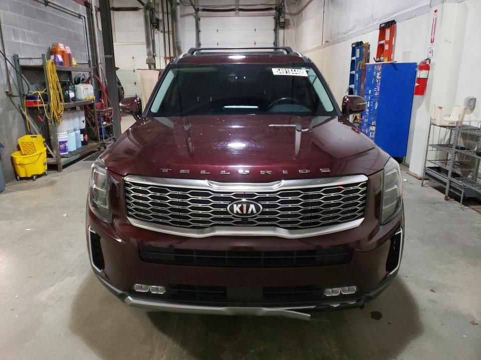2021 Kia Telluride VIN 5XYP54HCXMG129479 COPART salvage auction — MINOR DENT/SCRATCHES, AK - CERTIFICATE OF VEHICLE TITLE, sold $19,400 on 2026-07-14 (photo 5)