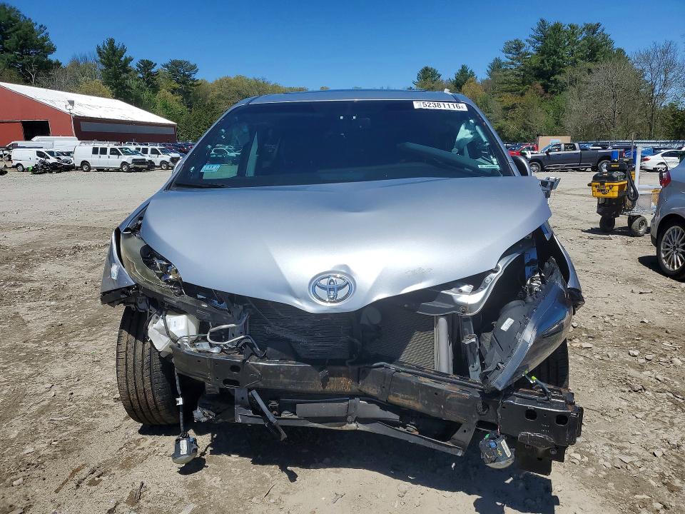 2015 Toyota Sienna VIN 5TDXK3DC2FS686899 COPART salvage auction — FRONT END, Ma - Cert Of Title-Reconstrctd Coll, sold $3,550 on 2026-07-09 (photo 5)