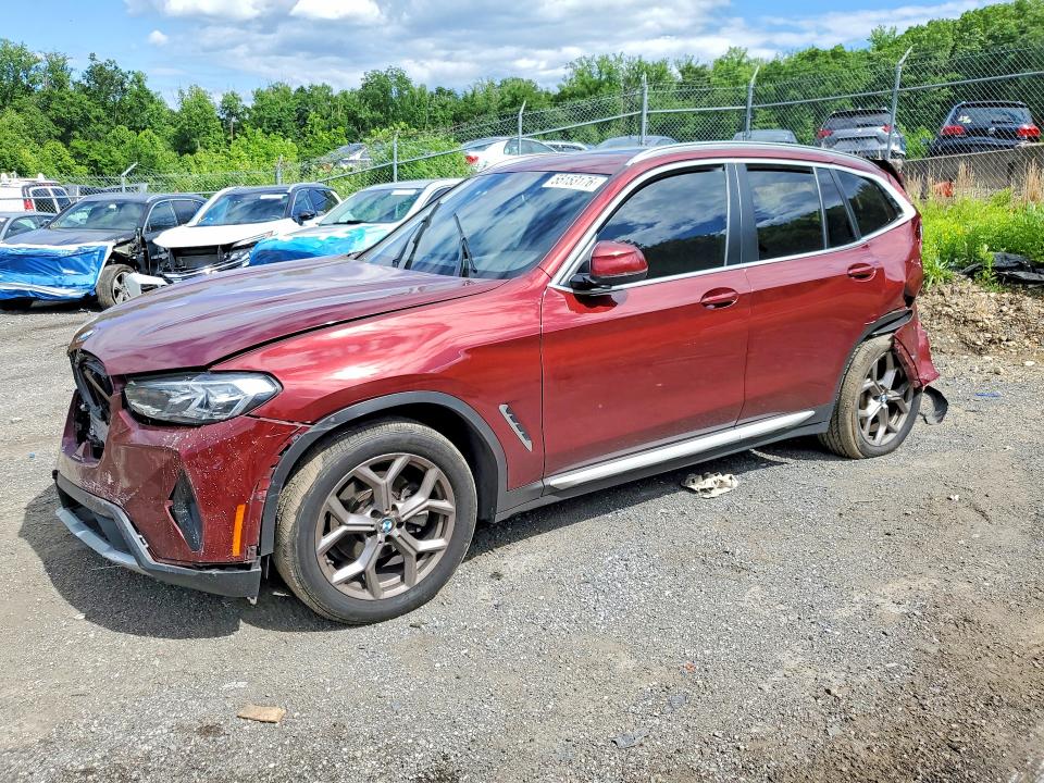 2022 BMW X3 VIN 5UX53DP03N9L62156 — COPART salvage auction photo