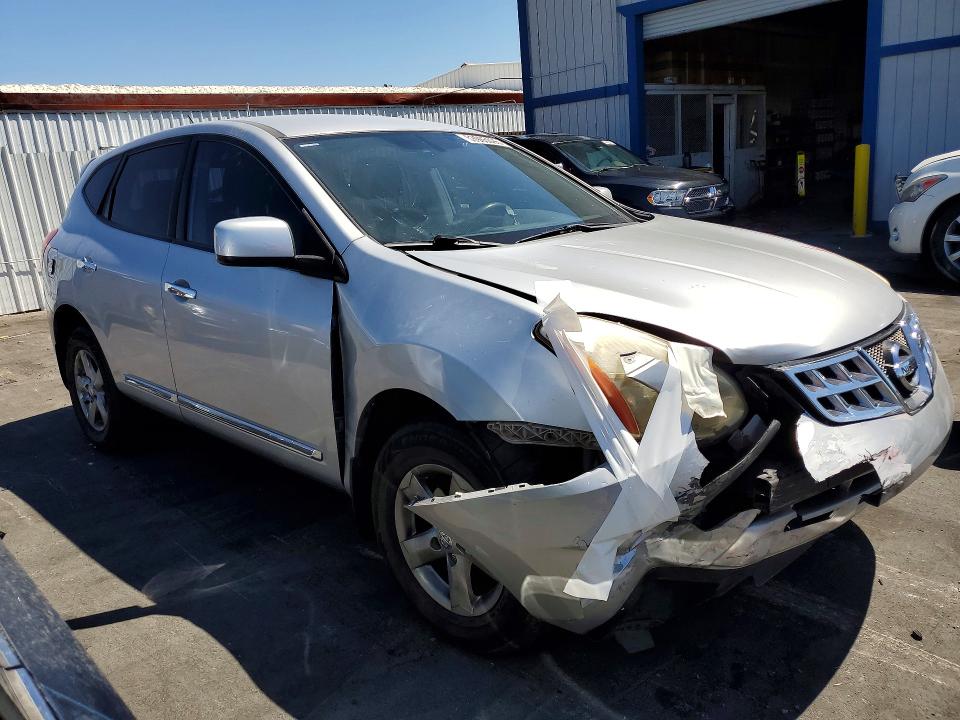 2013 Nissan Rogue VIN JN8AS5MT9DW517661 COPART salvage auction — FRONT END, Nv - Salvage Title, sold $450 on 2026-07-08 (photo 4)
