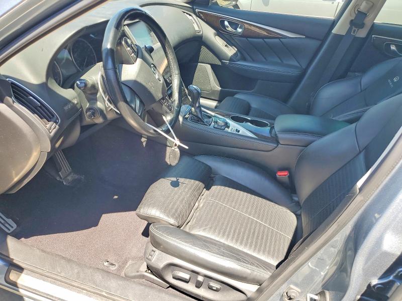 2014 Infiniti Q50 VIN JN1BV7AR2EM703523 COPART salvage auction — FRONT END, Nj - Cert Of Title-Salvage, sold $6,600 on 2026-07-20 (photo 7)