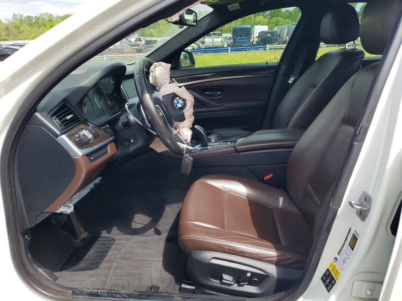 2015 BMW 5er VIN WBA5B3C55FD546929 COPART salvage auction — FRONT END, Nj - Cert Of Title-Salvage, sold $375 on 2026-07-31 (photo 7)