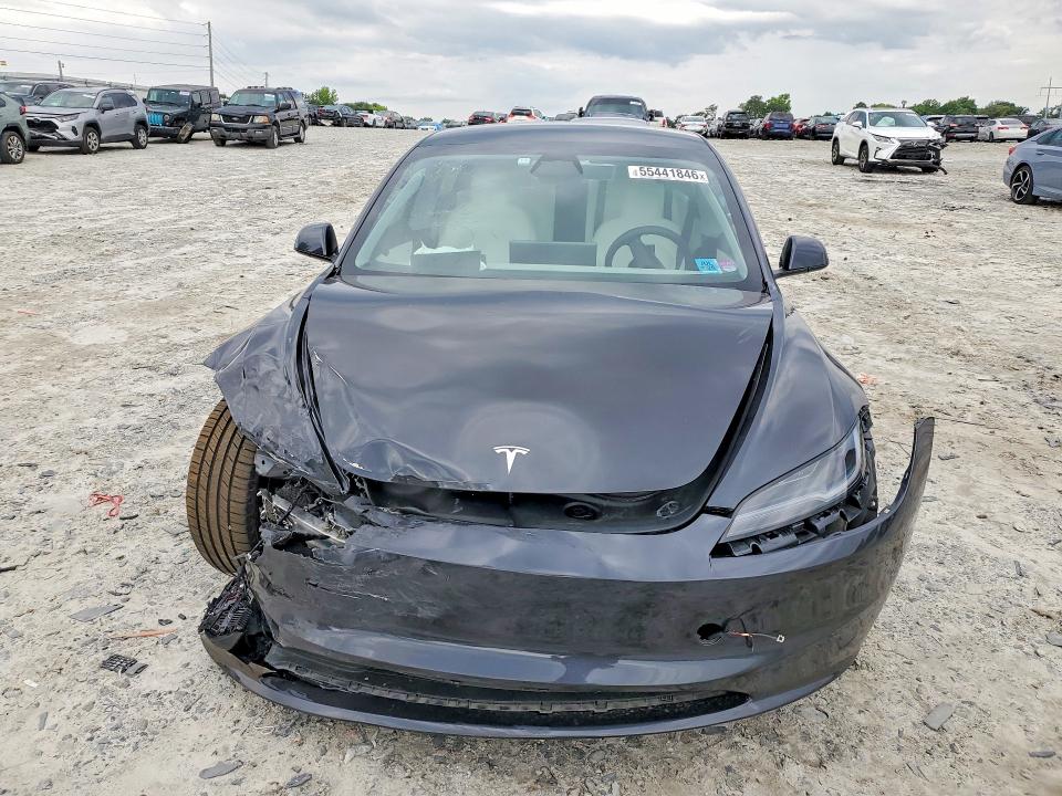 2024 Tesla Model 3 VIN 5YJ3E1EB6RF802162 COPART salvage auction — FRONT END, GA - CERT OF TITLE-SALVAGE, sold $12,800 on 2026-07-08 (photo 5)