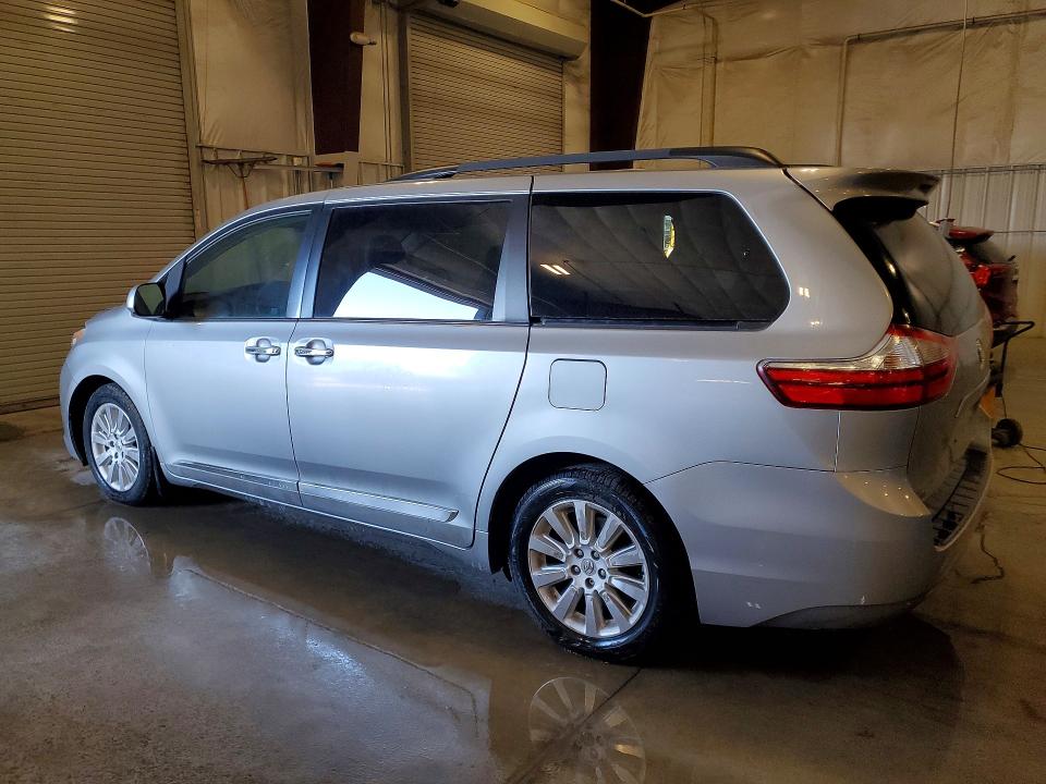 2015 Toyota Sienna VIN 5TDDK3DC0FS118931 COPART salvage auction — FRONT END, Mn - Cert Of Title-Prior Salvage, sold $3,700 on 2026-07-13 (photo 2)