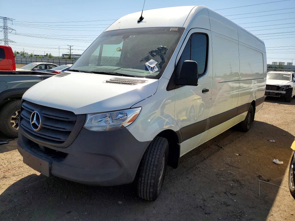 2019 Mercedes-benz Sprinter VIN WD4PF1CD1KP156579 COPART salvage auction — MINOR DENT/SCRATCHES, Il - Dealer Only Clean Title (P), sold $10,500 on 2026-07-09 (photo 1)
