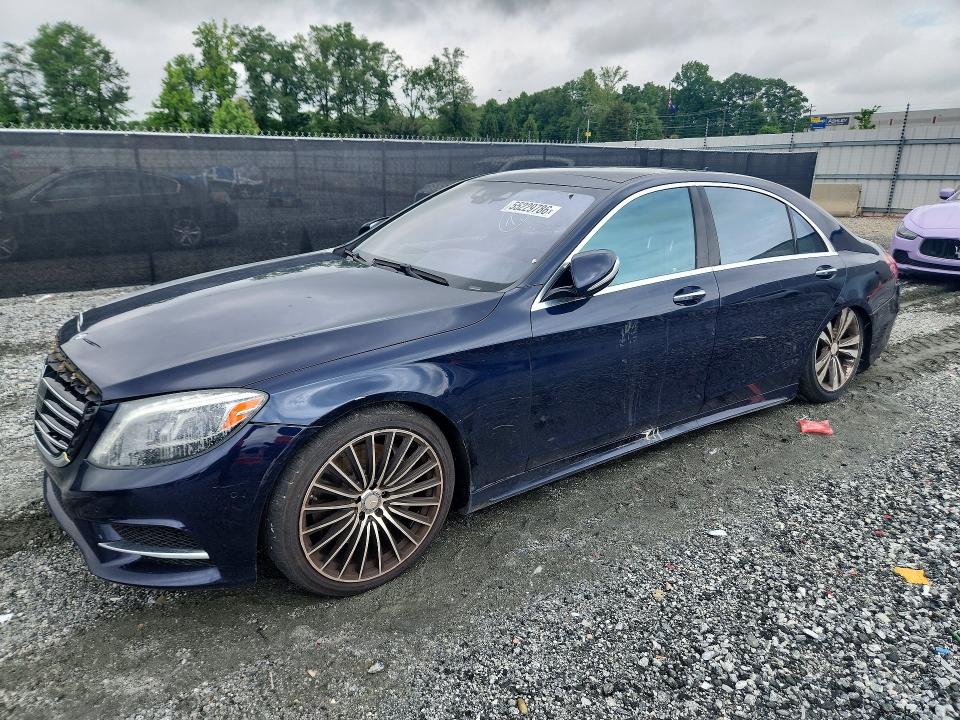 2015 Mercedes-benz S class VIN WDDUG8CB9FA070789 COPART salvage auction — MINOR DENT/SCRATCHES, SC - CERTIFICATE OF TITLE (P), sold $6,800 on 2026-08-13 (photo 1)