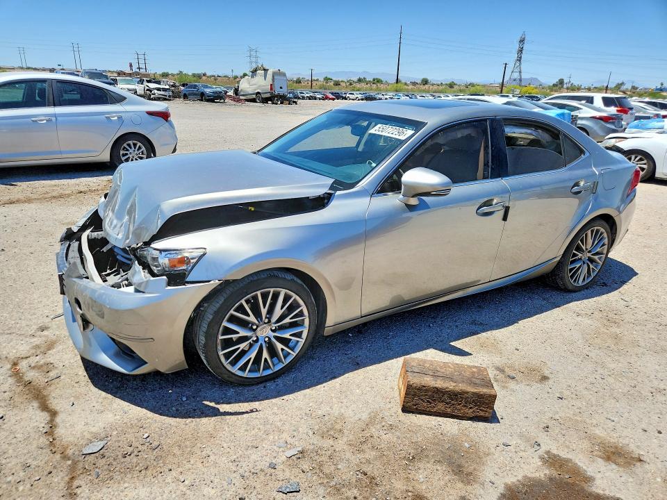 2014 Lexus Is VIN JTHBF1D2XE5026591 COPART salvage auction — FRONT END, Az - Cert Of Title - Salvage, sold $1,450 on 2026-07-06 (photo 1)