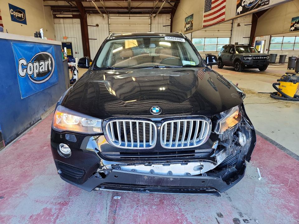 2017 BMW X3 VIN 5UXWX9C33H0W73858 COPART salvage auction — FRONT END, Ny - Mv-907A Salvage Certificate, sold $3,450 on 2026-07-06 (photo 5)