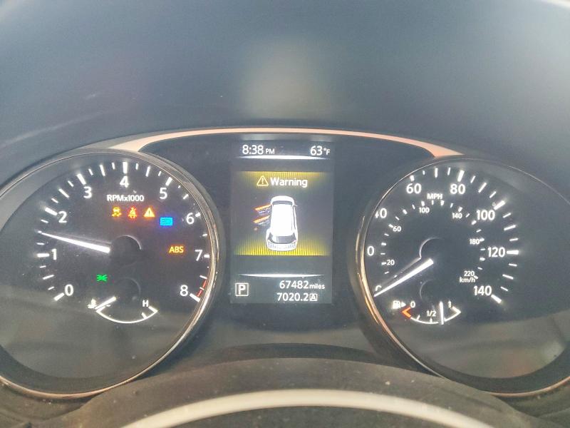 2016 Nissan Rogue VIN JN8AT2MT8GW002456 COPART salvage auction — FRONT END, Ca - Salvage Certificate, sold $2,750 on 2026-07-02 (photo 9)