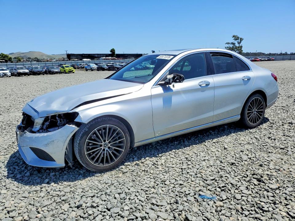 2020 Mercedes-benz C-klasse VIN WDDWF8DB2LR558859 COPART salvage auction — FRONT END, Ca - Salvage Certificate, sold $6,100 on 2026-08-17 (photo 1)