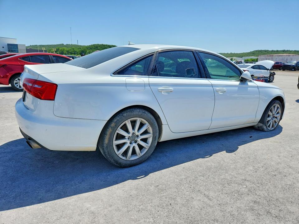2014 Audi A6 VIN WAUCFAFC7EN059976 COPART salvage auction — MECHANICAL, Ok - Certificate Of Title, sold $1,250 on 2026-07-10 (photo 3)