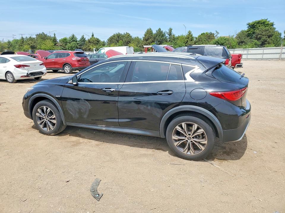 2017 Infiniti VIN SJKCH5CR0HA022855 COPART salvage auction — HAIL, Il - Salvage Certificate, sold $250 on 2026-07-21 (photo 2)