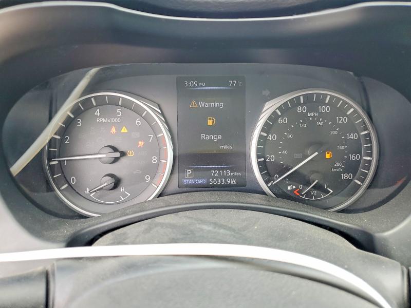 2018 Infiniti Q50 VIN JN1EV7AP6JM355862 COPART salvage auction — FRONT END, Tx - Salvage Vehicle Title, sold $3,000 on 2026-07-31 (photo 9)