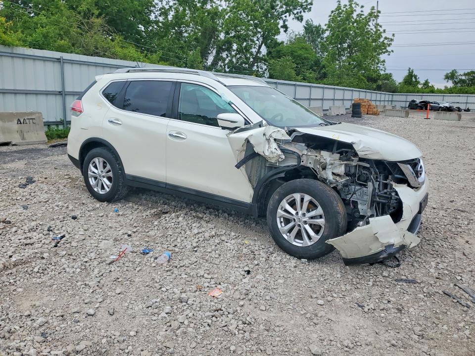 2016 Nissan Rogue VIN 5N1AT2MV5GC770339 COPART salvage auction — FRONT END, Mo - Salvage Certificate Of Title, sold $800 on 2026-07-02 (photo 4)