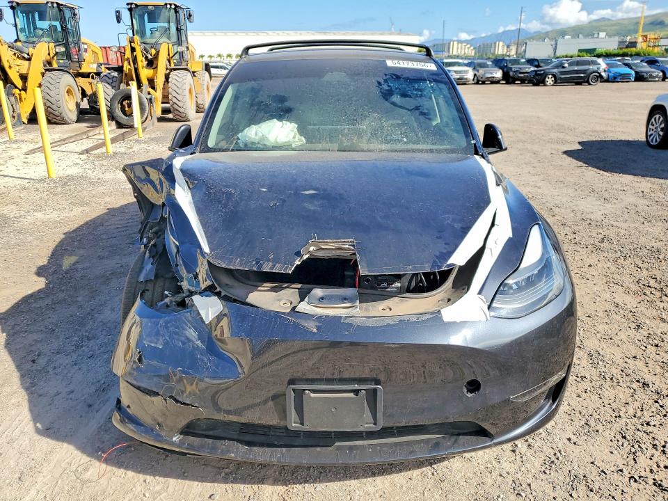2024 Tesla Model y VIN 7SAYGDEF4RF086532 COPART salvage auction — FRONT END, Hi - Certificate Of Salvage, sold $1,850 on 2026-07-13 (photo 5)