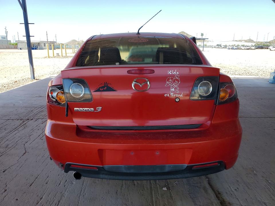 2005 Mazda 3 VIN JM1BK323X51338132 COPART salvage auction — SIDE, Az - Cert Of Title - Salvage, sold $250 on 2026-07-02 (photo 6)