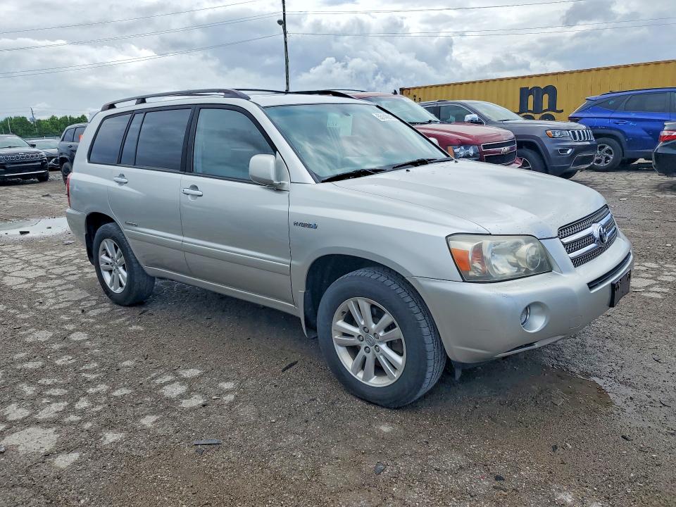 2006 Toyota Highlander VIN JTEEW21A060021653 COPART salvage auction — SIDE, In - Cert Of Title-Salvage Title, sold $800 on 2026-07-17 (photo 4)