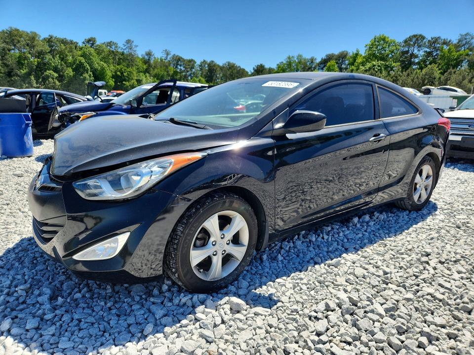 2013 Hyundai Elantra VIN KMHDH6AE5DU014123 COPART salvage auction — FRONT END, Ga - Cert Of Title-Salvage, sold $925 on 2026-07-07 (photo 1)