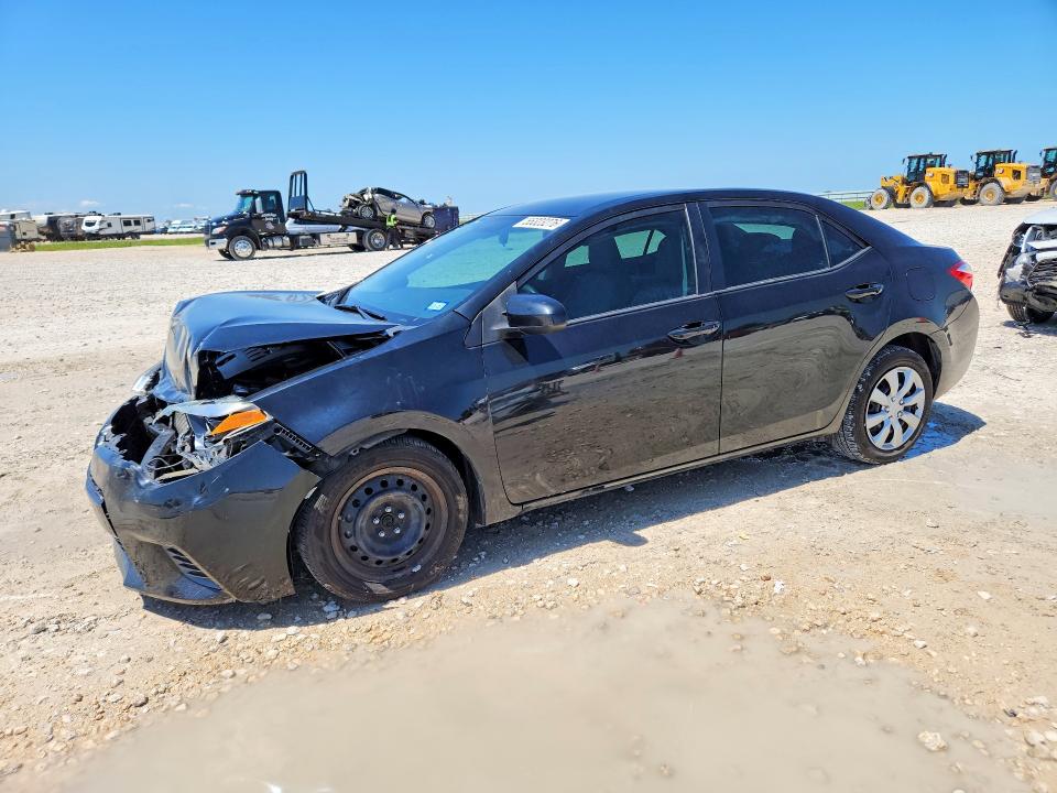 2015 Toyota Corolla VIN 5YFBURHE4FP278643 COPART salvage auction — FRONT END, Tx - Salvage Vehicle Title, sold $2,300 on 2026-07-02 (photo 1)