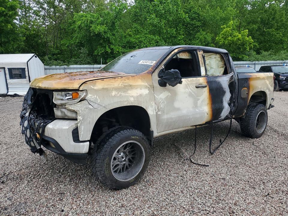 2019 Chevrolet Silverado VIN 3GCPYBEH4KG180700 COPART salvage auction — BURN, Oh - Cert Of Title-Salvage, sold $225 on 2026-07-30 (photo 1)