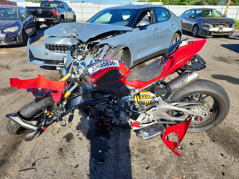 2025 Ducati Panigale VIN ZDMHAU8T9SB001276 COPART salvage auction — ALL OVER, CA - SALVAGE CERTIFICATE, sold $1,400 on 2026-07-30 (photo 3)