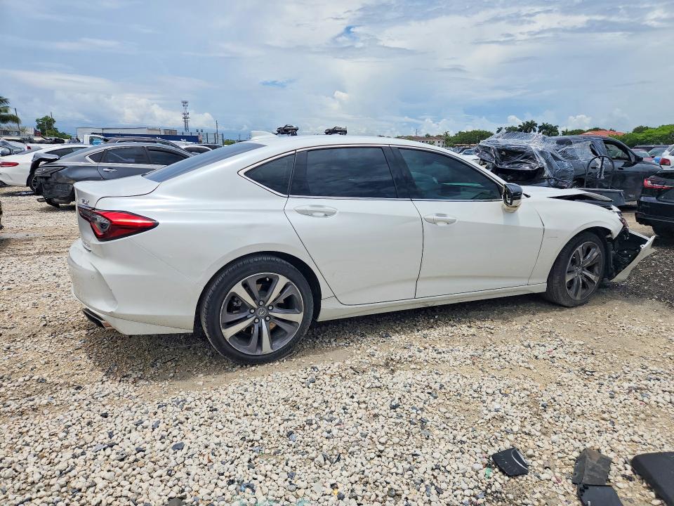 2021 Acura Tlx VIN 19UUB6F67MA004395 COPART salvage auction — FRONT END, Fl - Cert Of Title Slvg Rebuildable, sold $1,250 on 2026-07-31 (photo 3)