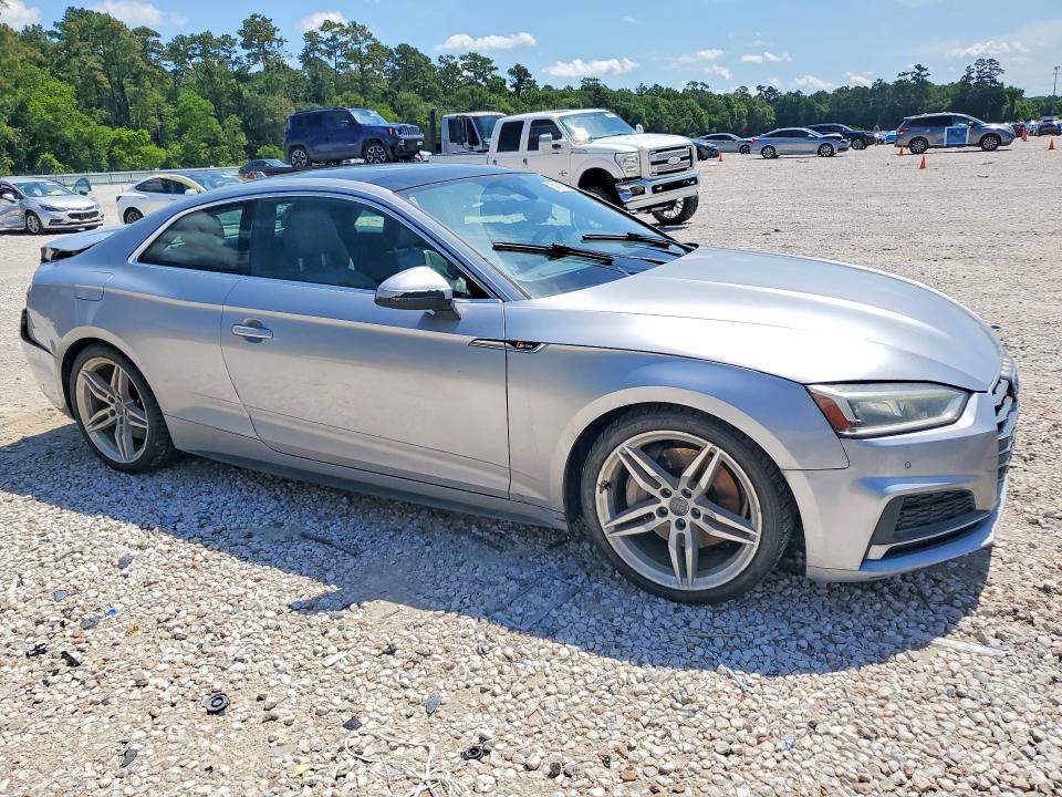2018 Audi A5 VIN WAUTNAF56JA030474 COPART salvage auction — REAR END, Tx - Certificate Of Title, sold $925 on 2026-07-24 (photo 4)