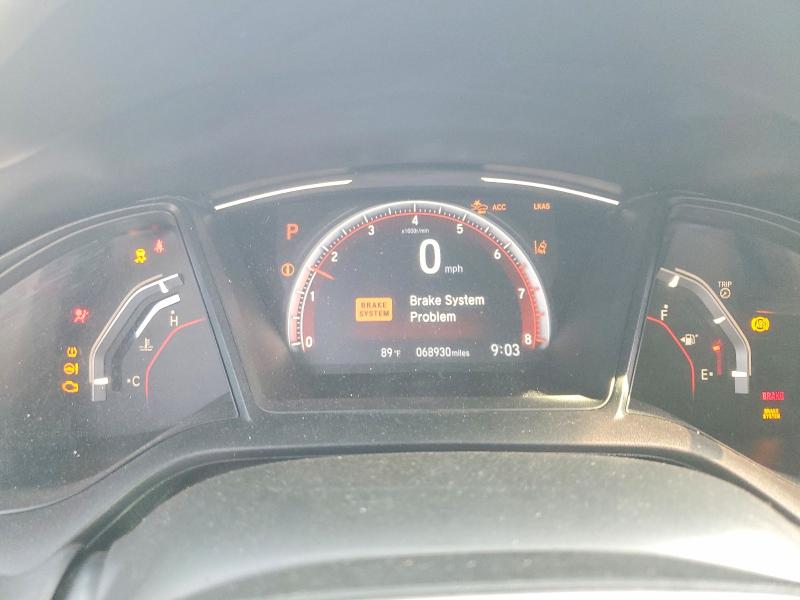 2020 Honda Civic VIN SHHFK7H42LU422344 COPART salvage auction — FRONT END, VA - CERTIFICATE OF TITLE, sold $3,400 on 2026-07-07 (photo 9)