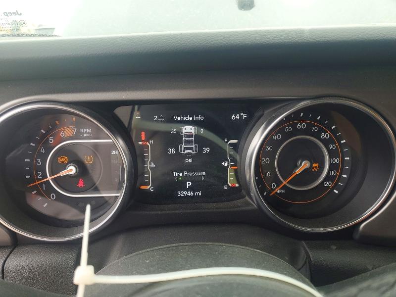 2023 Jeep Wrangler / VIN 1C4GJXAN4PW617844 COPART salvage auction — ROLLOVER, Mo - Salvage Certificate Of Title, sold $10,300 on 2026-07-02 (photo 9)