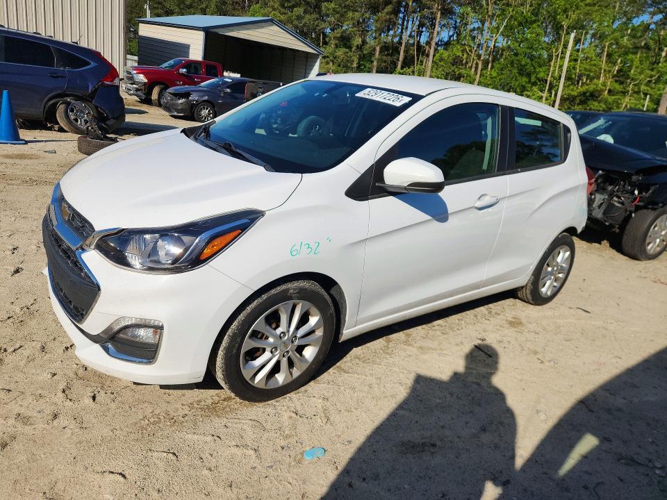 2020 Chevrolet VIN KL8CD6SA4LC441524 COPART salvage auction — REAR END, Md - Cert Of Salvage > 75% Damage, sold $400 on 2026-07-28 (photo 1)