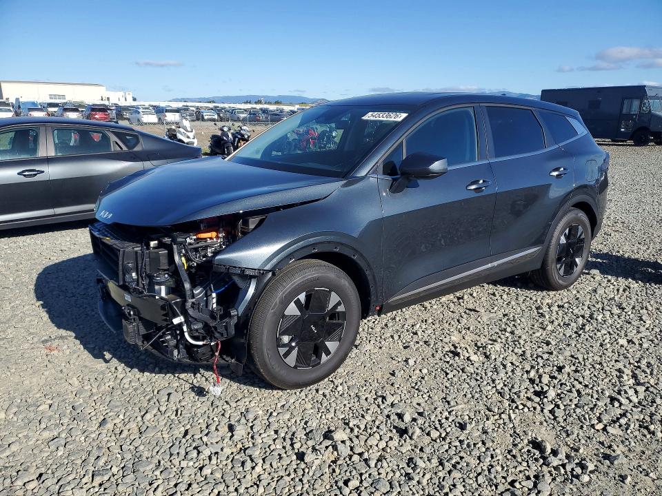 2026 Kia Sportage VIN KNDPU3DG8T7339936 COPART salvage auction — FRONT END, Ca - Salvage Certificate, sold $8,100 on 2026-07-02 (photo 1)