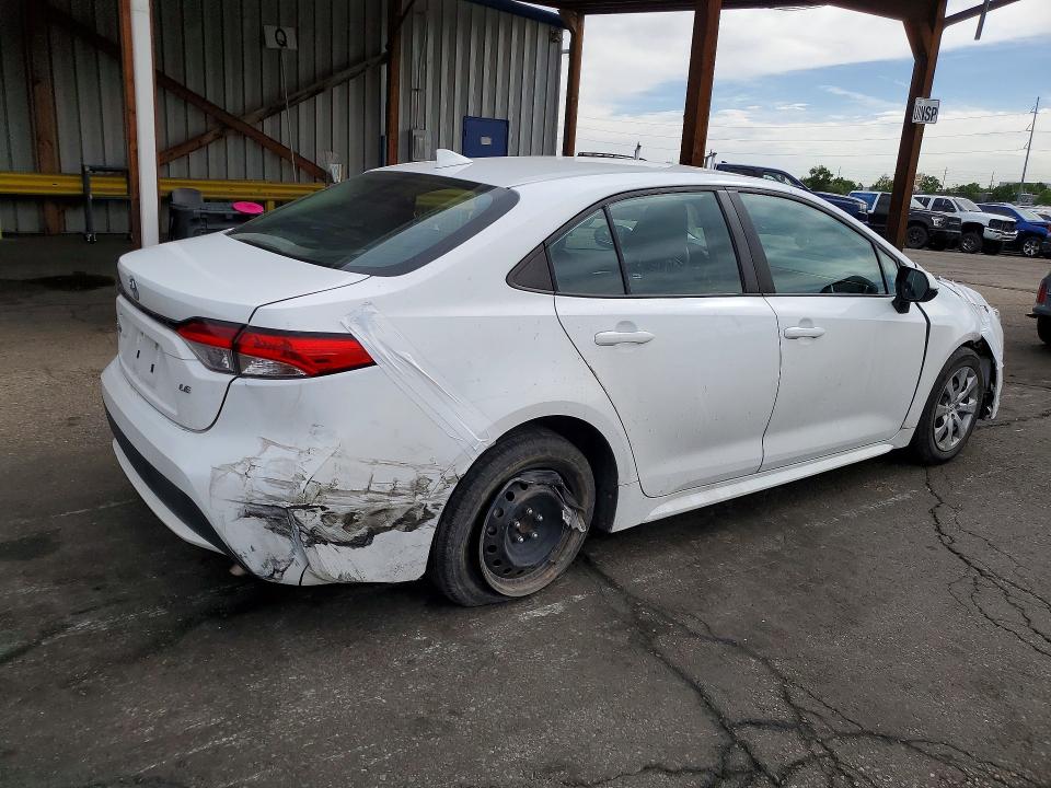 2021 Toyota VIN 5YFEPMAE2MP187580 COPART salvage auction — FRONT END, CO - SALVAGE TITLE (P), sold $3,050 on 2026-07-28 (photo 3)