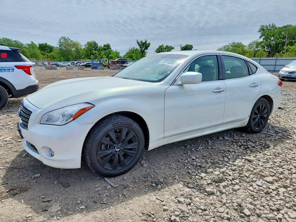 2013 Infiniti VIN JN1BY1AR5DM604214 COPART salvage auction — FRONT END, Wv - Salvage Certificate, sold $1,850 on 2026-07-29 (photo 1)