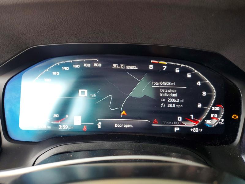2022 BMW M4 VIN WBA83AP09NCH68927 COPART salvage auction — FRONT END, Fl - Cert Of Title Slvg Rebuildable, sold $12,100 on 2026-07-30 (photo 9)
