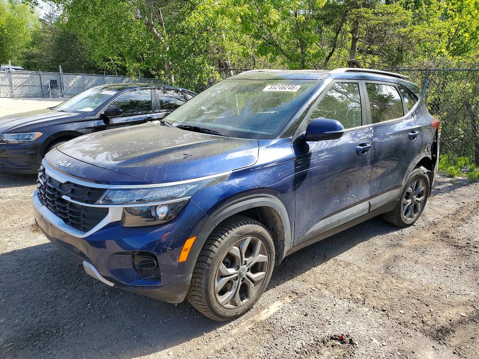 2025 Kia Seltos VIN KNDEPCAA8S7723132 COPART salvage auction — REAR END, On - Permit Salvage, sold $7,900 on 2026-07-14 (photo 1)