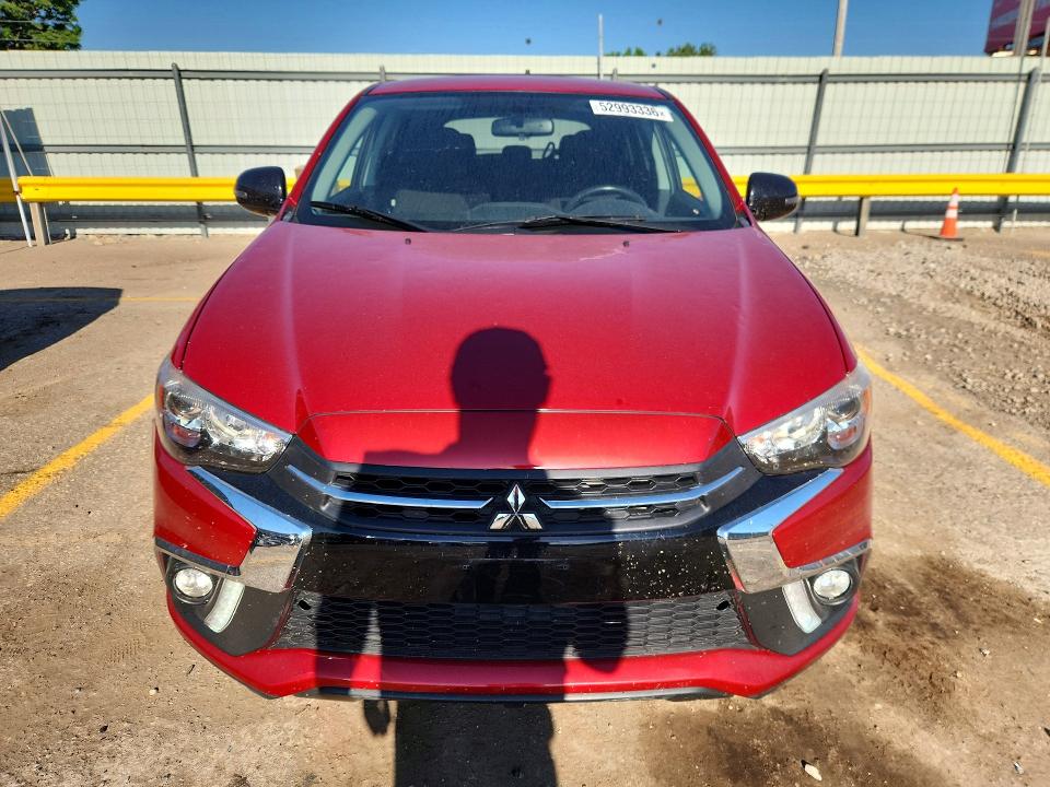 2018 Mitsubishi Outlander VIN JA4AP3AUXJZ031556 COPART salvage auction — HAIL, Ks - Cert Of Title-Salvage, sold $2,650 on 2026-07-08 (photo 5)